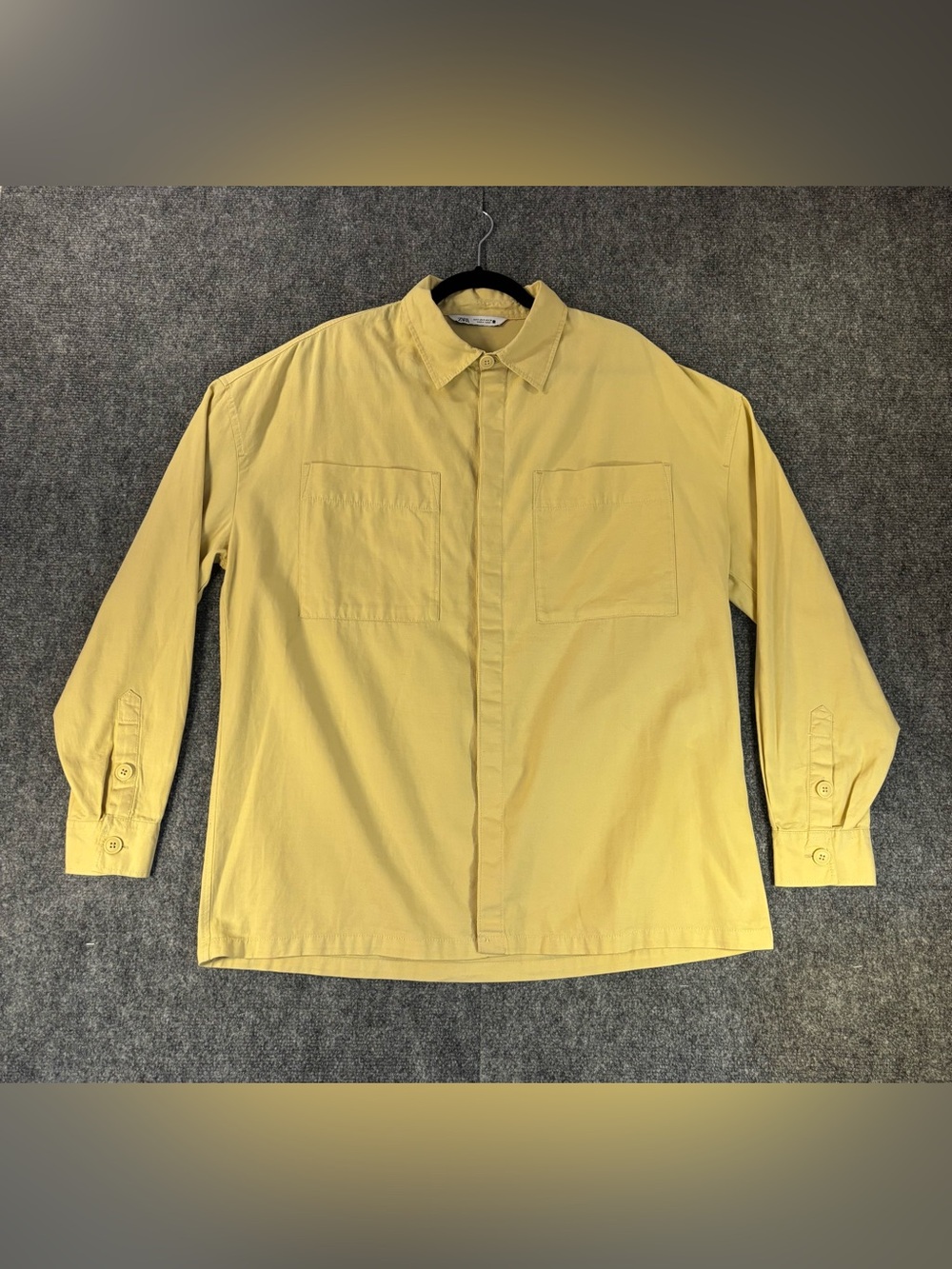 Zara Button Down Yellow Men’s Sz S